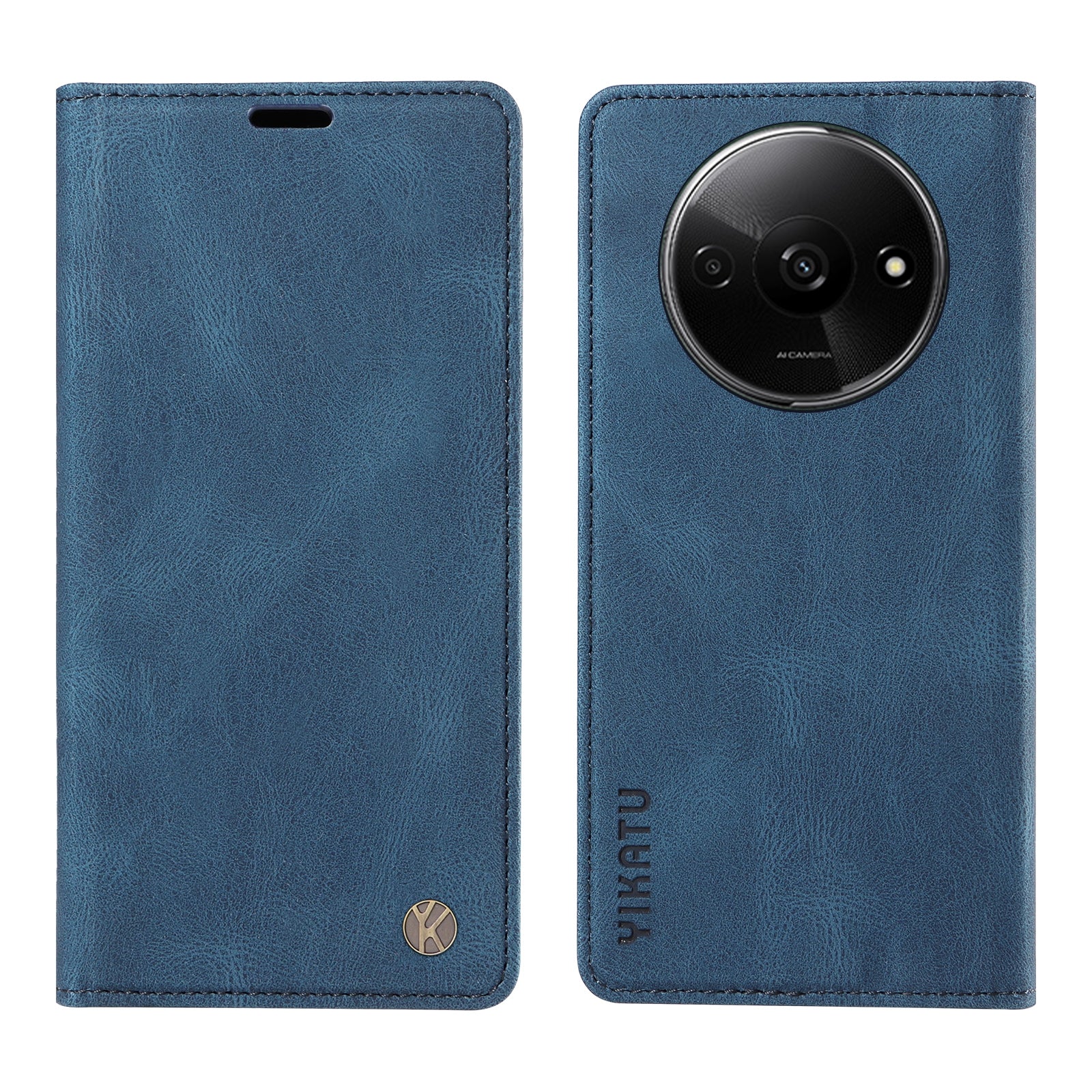 YIKATU YK-004 For Xiaomi Redmi A3 / Poco C61 4G Case Flip Folio Wallet Leather Phone Cover YIKATU YK-004 For Xiaomi Redmi A3 / Poco C61 4G Case Flip Folio Wallet Leather Phone Cover